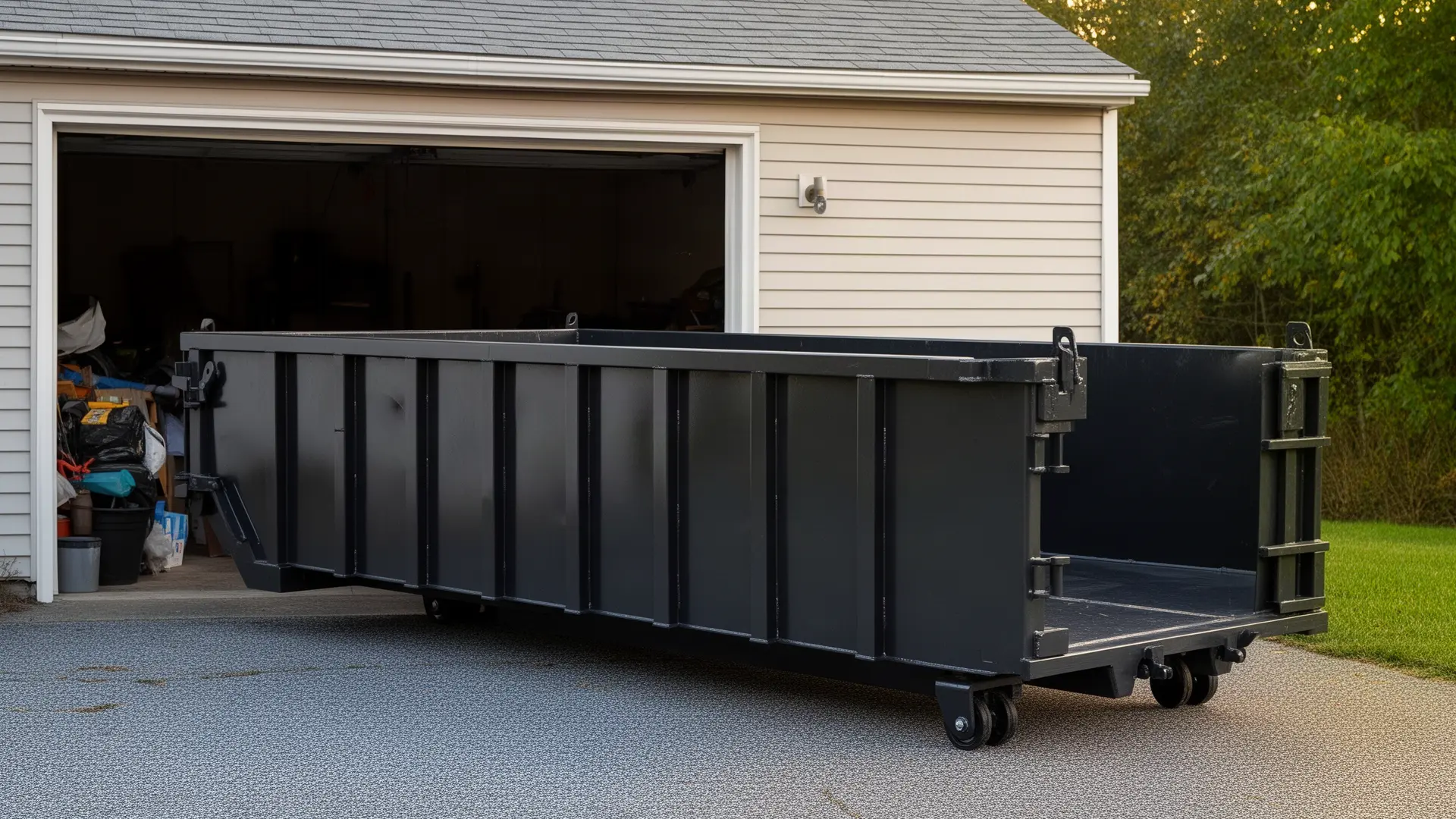 Roll-off dumpster from Luera Dumpster Rental in Tampa, FL